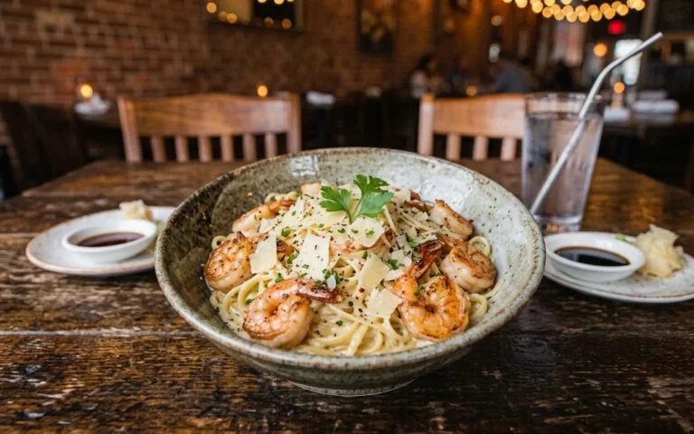 Red Lobster Shrimp Linguini Alfredo, one of the dishes on the Early Dine-In menu under $15
