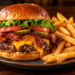 Red Lobster Bacon Cheeseburger