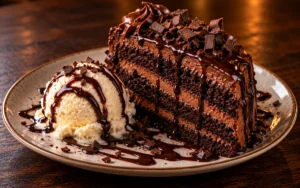 Red Lobster Chocolate Wave Cake