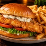 Red Lobster Crunch-Fried Flounder Sandwich