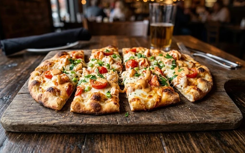 Red Lobster Lobster Flatbread, one of the $2-off happy hour appetizers