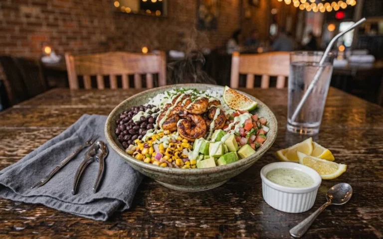 Red Lobster Southwest Shrimp Bowl, one of the better-balanced plates