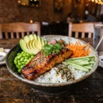 Red Lobster Sesame-Soy Salmon Bowl
